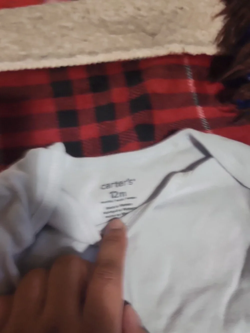 Carter's Green Long-Sleeve Baby One-Piece White,Gray And Light Blue Body Suit.